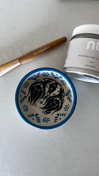 Mask Applicator Brush and bowl set