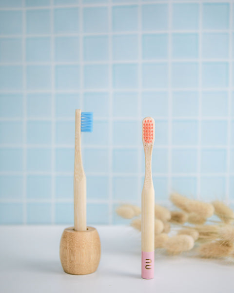 Bamboo Toothbrush Holder